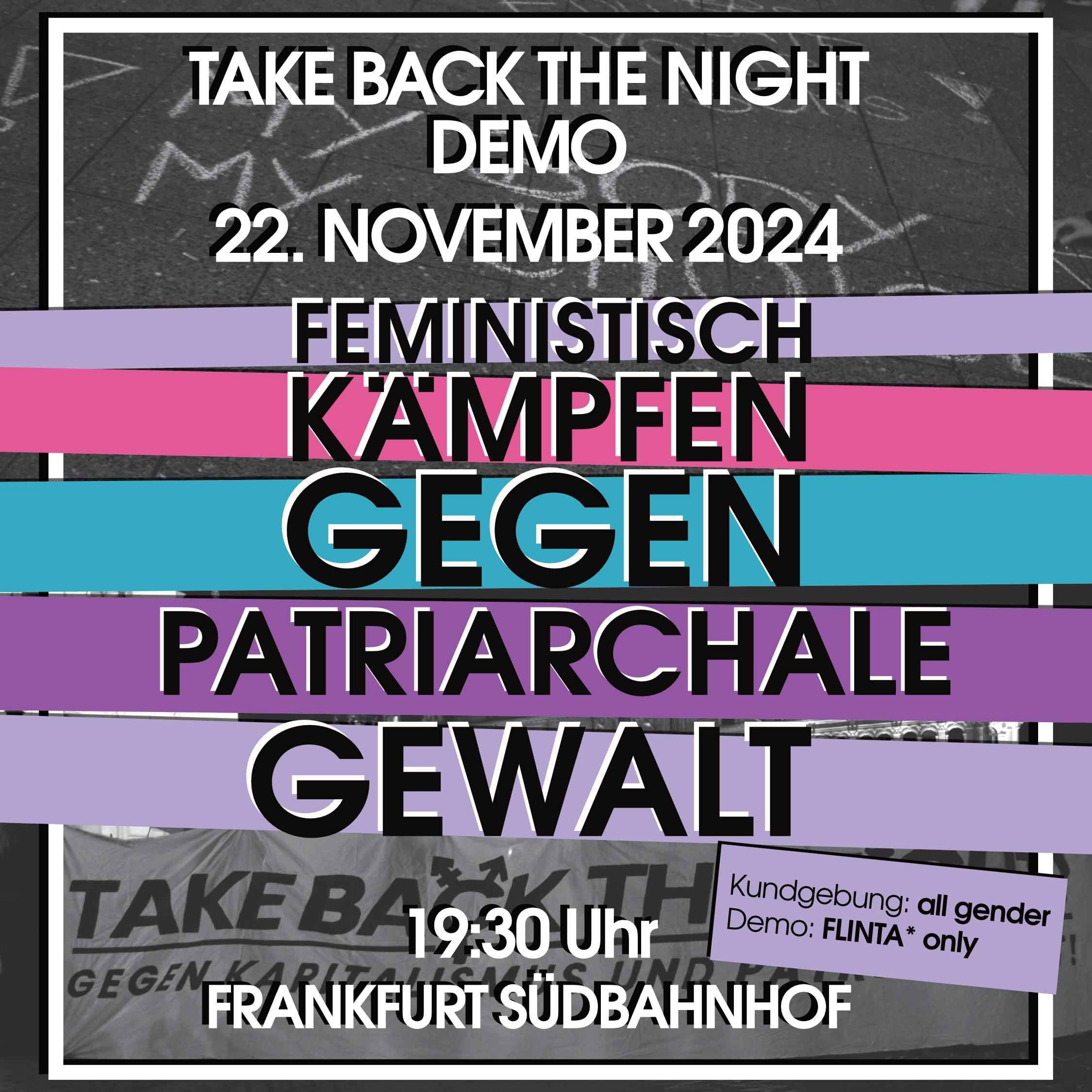 Aufruf – Take Back the Night 2024 – Feministisch kämpfen gegen patriarchale Gewalt!